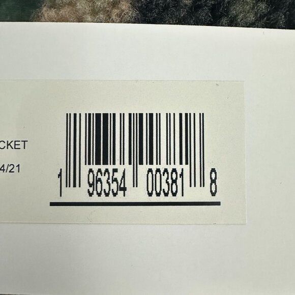 Calme XXL Printed Fleece Jacket Camouflage Pattern Polyester & Bamboo - Picture 10 of 13